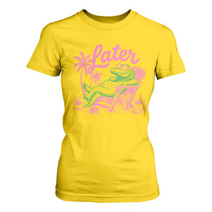 Later Gator Funny Alligator Meme T Shirt For Women Last Day of School Summer Vacation Teachers Kids