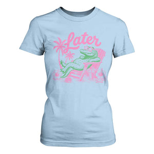 Later Gator Funny Alligator Meme T Shirt For Women Last Day of School Summer Vacation Teachers Kids