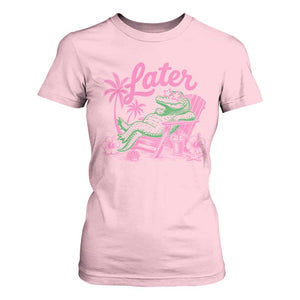 Later Gator Funny Alligator Meme T Shirt For Women Last Day of School Summer Vacation Teachers Kids