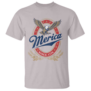 Retro Merica Eagle Funny 4th Of July T Shirt Vintage Independence Day 1776