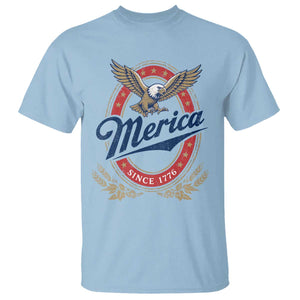 Retro Merica Eagle Funny 4th Of July T Shirt Vintage Independence Day 1776
