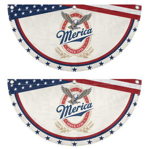 Retro Merica Eagle Funny 4th Of July Patriotic Fan Flag Vintage Independence Day 1776