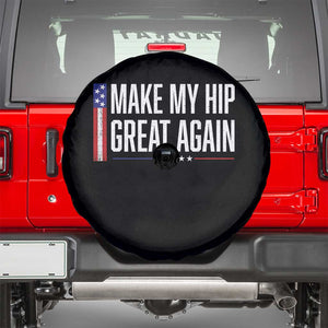 Make My Hip Great Again Funny Broken Hip Surgery Recovery Spare Tire Cover Vintage USA Flag Patriotic