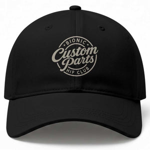 Bionic Hip Club Custom Parts Funny Hip Replacement Surgery Gift Baseball Cap