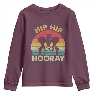 Hip Replacement Recovery Youth Sweatshirt Get Well Soon Gifts After Surgery