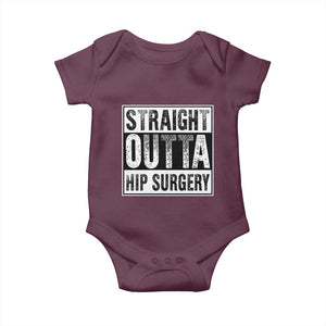 Hip Replacement Recovery Baby Onesie Straight Outta Hip Surgery Get Well