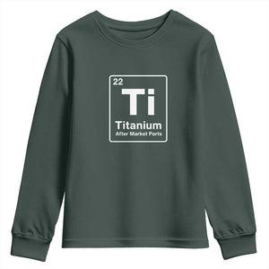 Hip Replacement Recovery Youth Sweatshirt Titanium Ti After Market Parts Surgery Recovery Graphic