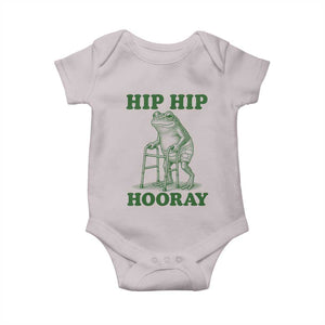 Funny Frog Hip Surgery Recovery Graphic Baby Onesie Get Well Soon Gifts