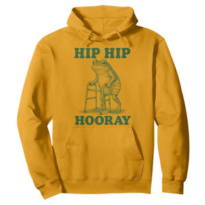 Funny Frog Hip Surgery Recovery Graphic Hoodie Get Well Soon Gifts