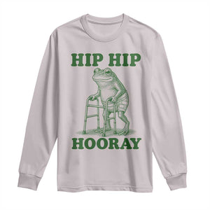 Funny Frog Hip Surgery Recovery Graphic Long Sleeve Shirt Get Well Soon Gifts