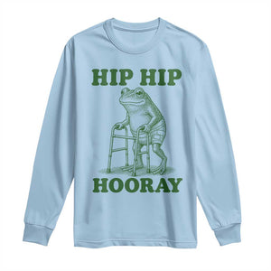 Funny Frog Hip Surgery Recovery Graphic Long Sleeve Shirt Get Well Soon Gifts