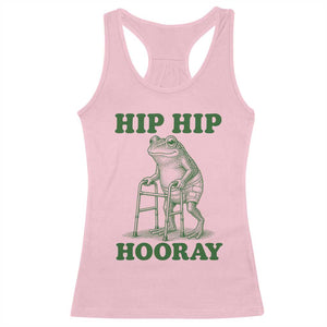 Funny Frog Hip Surgery Recovery Graphic Racerback Tank Top Get Well Soon Gifts