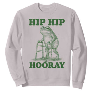 Funny Frog Hip Surgery Recovery Graphic Sweatshirt Get Well Soon Gifts