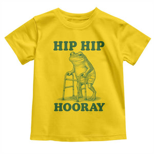 Funny Frog Hip Surgery Recovery Graphic Toddler T Shirt Get Well Soon Gifts