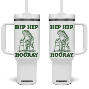 Funny Frog Hip Surgery Recovery Graphic Tumbler With Handle Get Well Soon Gifts