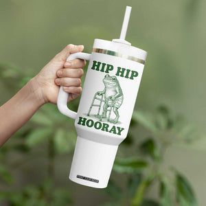 Funny Frog Hip Surgery Recovery Graphic Tumbler With Handle Get Well Soon Gifts