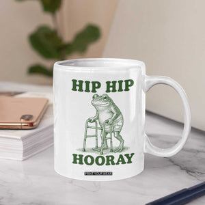 Funny Frog Hip Surgery Recovery Graphic Coffee Mug Get Well Soon Gifts