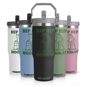 Funny Frog Hip Surgery Recovery Graphic Flip Straw Tumbler Get Well Soon Gifts