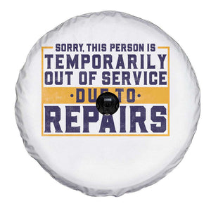 Funny Surgery Recovery Graphic Spare Tire Cover Sorry This Person Is Temporarily Out Of Service Hip Knee Shoulder Joint Replacement