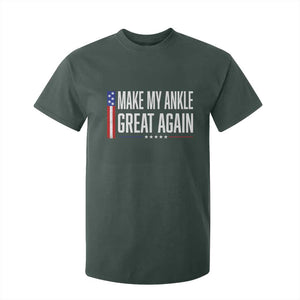 Make My Ankle Great Again Funny Ankle Surgery Recovery T Shirt For Kid Vintage USA Flag Patriotic