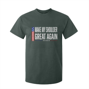 Make My Shoulder Great Again Funny Shoulder Surgery Recovery T Shirt For Kid Vintage USA Flag Patriotic