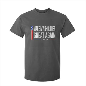 Make My Shoulder Great Again Funny Shoulder Surgery Recovery T Shirt For Kid Vintage USA Flag Patriotic