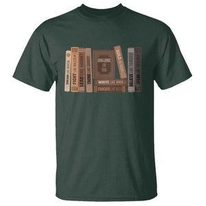 Black History Month T Shirt Black Leaders African American Teachers TS10 Dark Forest Green Print Your Wear