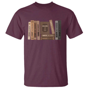 Black History Month T Shirt Black Leaders African American Teachers TS10 Maroon Print Your Wear