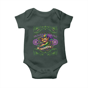 Mardi Gras Crocodile Baby Onesie Mardigator Alligator Costume Carnival Ain't No Party Like Mardi Gras TS10 Print Your Wear