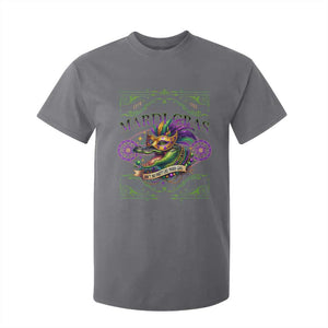 Mardi Gras Crocodile T Shirt For Kid Mardigator Alligator Costume Carnival Ain't No Party Like Mardi Gras TS10 Charcoal Print Your Wear