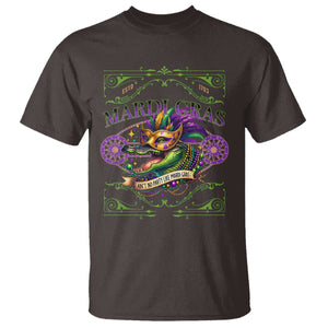 Mardi Gras Crocodile T Shirt Mardigator Alligator Costume Carnival Ain't No Party Like Mardi Gras TS10 Dark Chocolate Print Your Wear