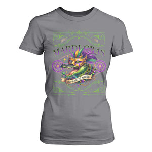 Mardi Gras Crocodile T Shirt For Women Mardigator Alligator Costume Carnival Ain't No Party Like Mardi Gras TS10 Charcoal Print Your Wear