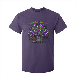 Mardi Gras Bead Tree T Shirt For Kid Carnival New Orleans 2025 Laissez Les Bons Temps Rouler TS10 Purple Print Your Wear