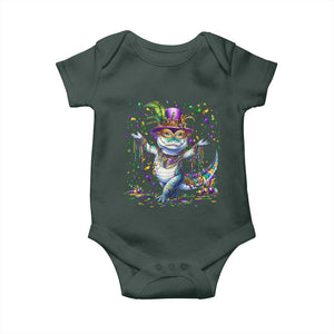 Mardi Gras Crocodile Baby Onesie Mardigator Alligator Costume Carnival New Orleans Louisiana TS10 Print Your Wear