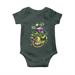 Mardi Gras Alligator Costume Baby Onesie Mardigator Crocodile Carnival New Orleans Louisiana TS10 Print Your Wear