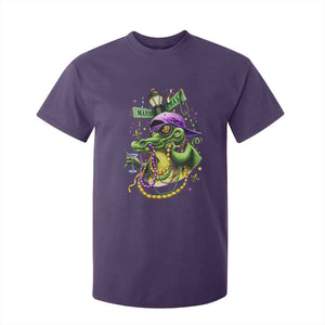 Mardi Gras Alligator Costume T Shirt For Kid Mardigator Crocodile Carnival New Orleans Louisiana TS10 Purple Print Your Wear