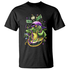 Mardi Gras Alligator Costume T Shirt Mardigator Crocodile Carnival New Orleans Louisiana TS10 Black Print Your Wear