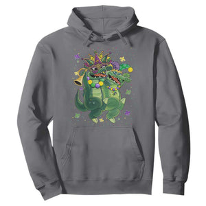 Happy Mardi Gras Alligator Hoodie Mardigator Crocodile Dancing New Orleans Louisiana TS10 Charcoal Print Your Wear