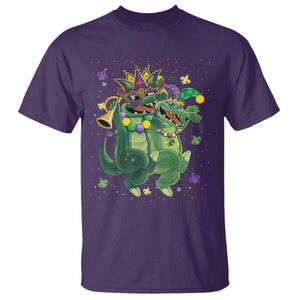 Happy Mardi Gras Alligator T Shirt Mardigator Crocodile Dancing New Orleans Louisiana TS10 Purple Print Your Wear