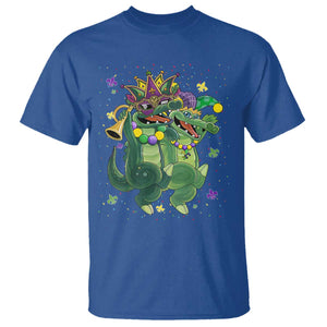 Happy Mardi Gras Alligator T Shirt Mardigator Crocodile Dancing New Orleans Louisiana TS10 Royal Blue Print Your Wear
