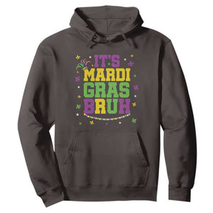 Bruh Mardi Gras Hoodie Funny Fat Tuesday Teens Boys Kids TS10 Dark Chocolate Print Your Wear