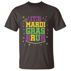 Bruh Mardi Gras T Shirt Funny Fat Tuesday Teens Boys Kids TS10 Dark Chocolate Print Your Wear