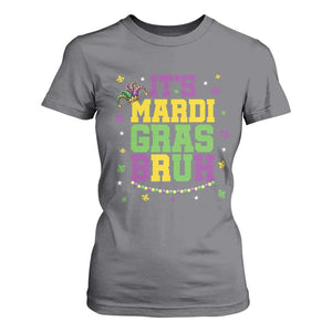 Bruh Mardi Gras T Shirt For Women Funny Fat Tuesday Teens Boys Kids TS10 Charcoal Print Your Wear