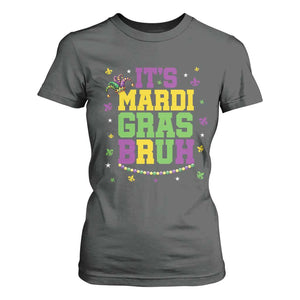 Bruh Mardi Gras T Shirt For Women Funny Fat Tuesday Teens Boys Kids TS10 Dark Heather Print Your Wear