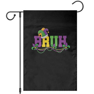 Bruh Mardi Gras Garden Flag Carnival New Orleans Trip Parade Outfit Teens Boys Kids TS10 Black Print Your Wear