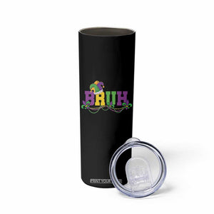 Bruh Mardi Gras Skinny Tumbler Carnival New Orleans Trip Parade Outfit Teens Boys Kids TS10 Print Your Wear