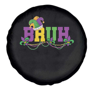 Bruh Mardi Gras Spare Tire Cover Carnival New Orleans Trip Parade Outfit Teens Boys Kids TS10 Print Your Wear