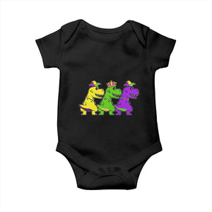 Mardi Gras Baby Onesie Kids Trex Dinos Toddler Boys TS10 Black Print Your Wear