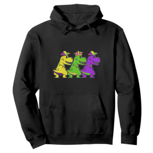 Mardi Gras Hoodie Kids Trex Dinos Toddler Boys TS10 Black Print Your Wear
