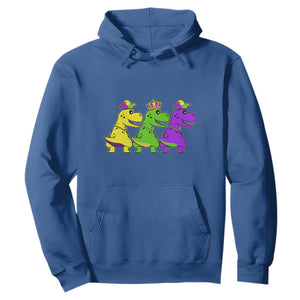 Mardi Gras Hoodie Kids Trex Dinos Toddler Boys TS10 Royal Blue Print Your Wear